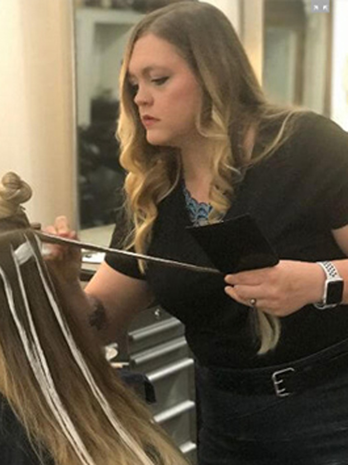 Sophi Salon In Bexley - Columbus Hair Salon Stylist - Neon & Chrome<br>Annah Davis